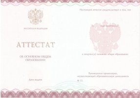 Аттестат за 9 класс 2013-2019 в Балашихе