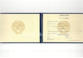 Диплом техникума ссср старого образца в Балашихе