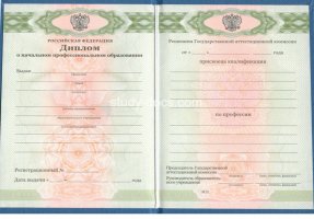 Диплом училища 2010 в Балашихе